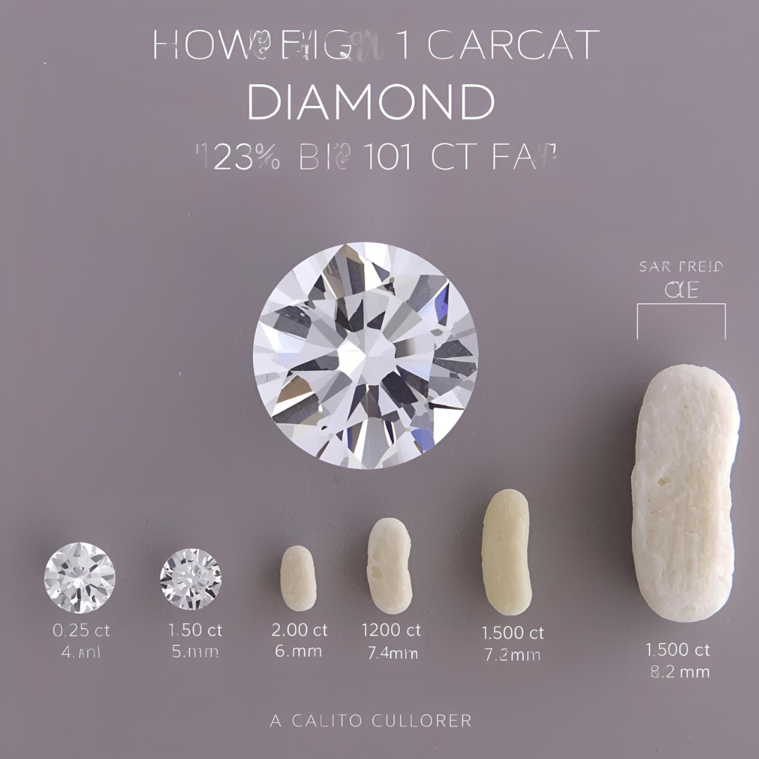 How Big Is A 1 Carat Diamond